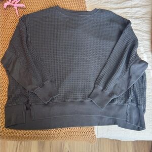 American eagle waffle knit pullover